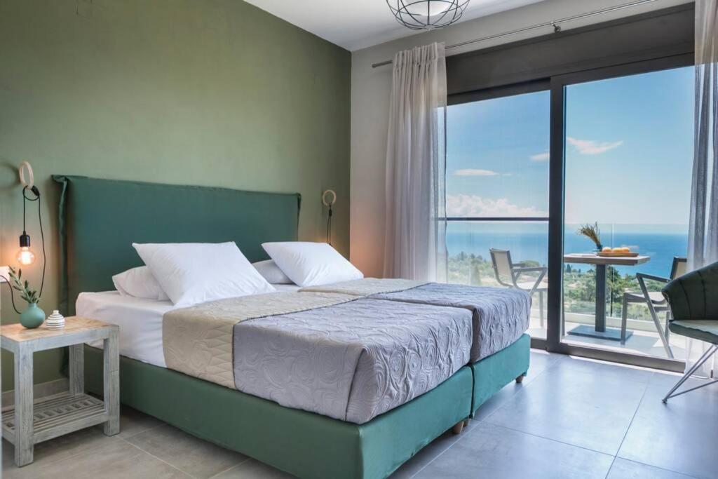 Mousata Color Villas-New Villa Green At Trapezaki With Private Pool מראה חיצוני תמונה