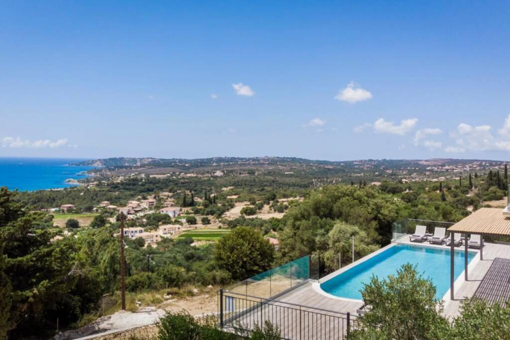 Mousata Color Villas-New Villa Green At Trapezaki With Private Pool מראה חיצוני תמונה