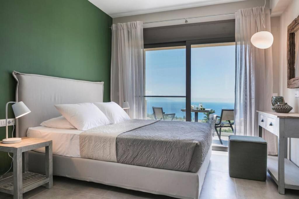 Mousata Color Villas-New Villa Green At Trapezaki With Private Pool מראה חיצוני תמונה